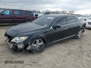 2012 Lexus LS 460 L with VIN JTHGL5EF8C5044754, listed as a Copart auction lot 48166625 with Not provided miles and Salvage title. Bid and sale history available at DreamBid. Image 1.