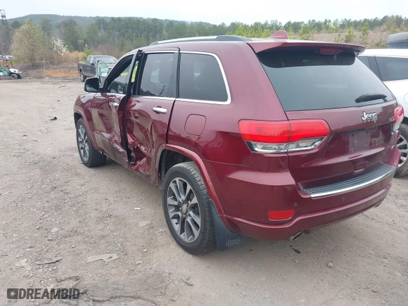 2017 Jeep Grand Cherokee Overland with VIN 1C4RJECG6HC719001, listed as a IAAI auction lot 41795517 with 103,076 mi miles. Bid and sale history available at carsss.com. Image 3.
