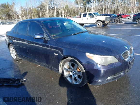 2005 BMW 5 Series 545i with VIN WBANB33565CN65705, listed as a IAAI auction lot 41681847 with 112,159 mi miles and . Bid and sale history available at carsss.com. Image 1.