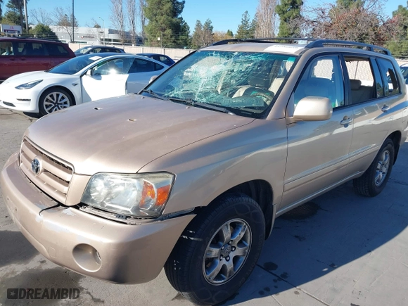 2006 Toyota Highlander with VIN JTEGP21A960096342, listed as a IAAI auction lot 41286059 with 185,746 mi miles. Bid and sale history available at carsss.com. Image 6.