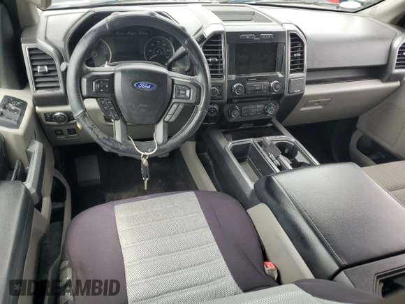 2018 Ford F-150 XL с VIN 1FTEW1EG9JFA03445, выставлен на аукционе Copart как лот 62899095 с пробегом 57 747 миль миль и Списание • Salvage title. История ставок и продаж доступна на DreamBid. Изображение 8.