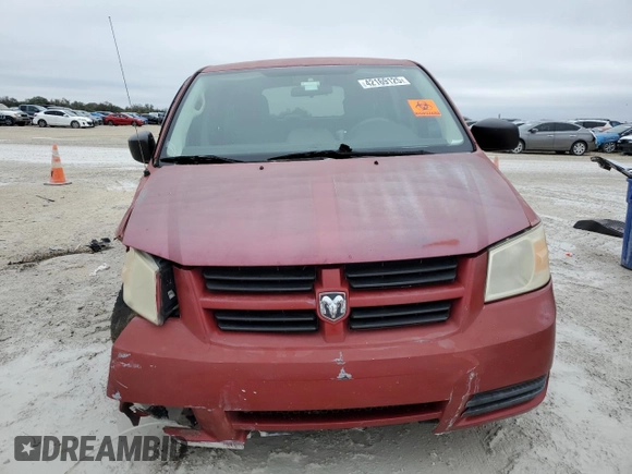 2008 Dodge Grand Caravan SE with VIN 2D8HN44H48R680046, listed as a Copart auction lot 42169125 with 198,035 mi miles and Salvage Title. Bid and sale history available at DreamBid. Image 5.