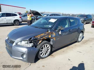 2012 Lexus CT 200h with VIN JTHKD5BH1C2106770, listed as a IAAI auction lot 41391488 with 222665 miles. Bid and sale history available at carsss.com. Image 17.