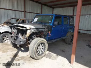 2010 Jeep Wrangler Unlimited Sport with VIN 1J4BA3H14AL213452, listed as a IAAI auction lot 41789188 with 1 mi miles. Bid and sale history available at carsss.com. Image 2.