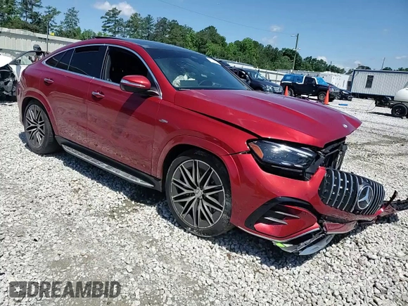 2024 Mercedes-Benz GLE 53 AMG with VIN 4JGFD6BB1RB082835, listed as a Copart auction lot 57297125 with 14,659 mi miles and Salvage title. Bid and sale history available at DreamBid. Image 13.