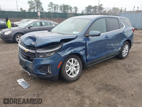 2024 Chevrolet Equinox LT with VIN 3GNAXKEG8RL329134, listed as a IAAI auction lot 41910999 with 8,616 mi miles. Bid and sale history available at carsss.com. Image 17.