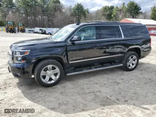 2016 Chevrolet Suburban LT with VIN 1GNSKHKC3GR454202, listed as a Copart auction lot 50361885 with 147,535 mi miles and Salvage Title. Bid and sale history available at carsss.com. Image 1.