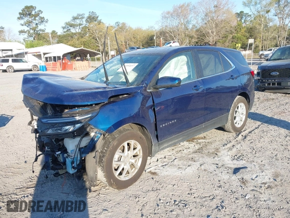 2023 Chevrolet Equinox LT z VIN 3GNAXUEGXPL203611, wystawiony jako IAAI lot #41894697 z przebiegiem 51 359 mil mil oraz . Historia ofert i sprzedaży dostępna na DreamBid. Obrazek 2.