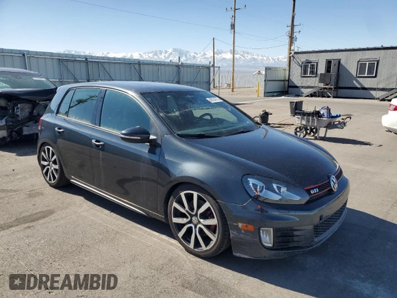 2012 Volkswagen GTI w/Sunroof & Navi PZEV with VIN WVWGD7AJXCW184013, listed as a Copart auction lot 45734775 with 107,007 mi miles and Salvage title. Bid and sale history available at DreamBid. Image 4.