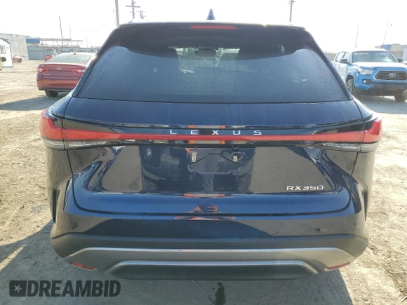 2024 Lexus RX 350 with VIN JTJCHMAA7R2020524, listed as a Copart auction lot 52643205 with 6,628 mi miles and Salvage title. Bid and sale history available at DreamBid. Image 6.