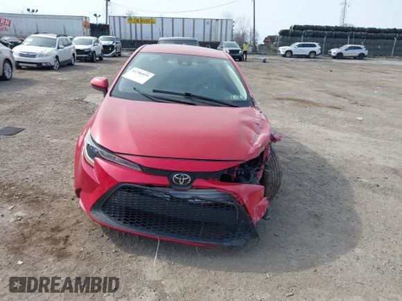 2021 Toyota Corolla LE with VIN 5YFEPMAE9MP190430, listed as a IAAI auction lot 41780899 with 80,169 mi miles. Bid and sale history available at carsss.com. Image 12.