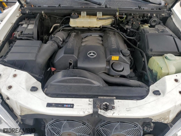 2002 Mercedes-Benz M-Class with VIN 4JGAB54E62A343549, listed as a Copart auction lot 43749115 with 198,171 mi miles and Salvage Title. Bid and sale history available at carsss.com. Image 12.