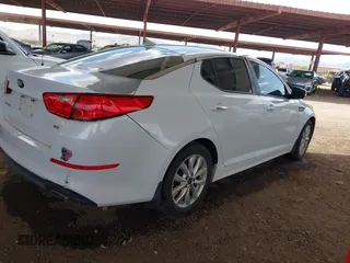 2015 Kia Optima LX with VIN 5XXGM4A79FG381540, listed as a IAAI auction lot 41950873 with 98,732 mi miles. Bid and sale history available at carsss.com. Image 4.