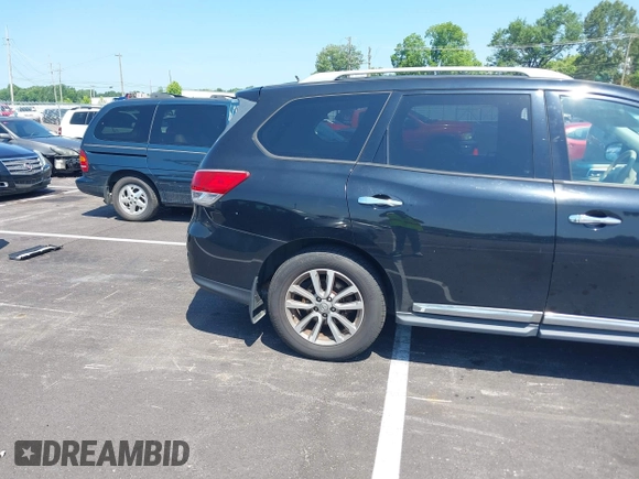 2014 Nissan Pathfinder SV with VIN 5N1AR2MN2EC704326, listed as a IAAI auction lot 42576283 with 168,074 mi miles and . Bid and sale history available at DreamBid. Image 4.