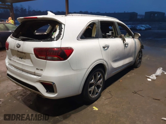 2019 Kia Sorento SX V6 with VIN 5XYPKDA59KG446249, listed as a IAAI auction lot 41069665 with 111,359 mi miles. Bid and sale history available at carsss.com. Image 4.