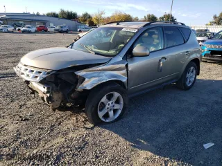 2005 Nissan Murano SL with VIN JN8AZ08W25W408446, listed as a Copart auction lot 79455024 with 153,168 mi miles and Non Repairable. Bid and sale history available at carsss.com. Image 1.