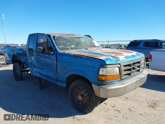 1994 Ford F-150 with VIN 1FTEX14Y5RKB51327, listed as a IAAI auction lot 41239570 with 1 mi miles. Bid and sale history available at carsss.com. Image 1.