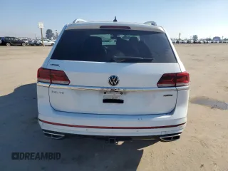 2021 Volkswagen Atlas SEL R-Line z VIN 1V2SR2CA5MC562476, wystawiony jako Copart lot #41862995 z przebiegiem 54 903 mil mil oraz Szkoda całkowita • Salvage title. Historia ofert i sprzedaży dostępna na DreamBid. Obrazek 6.