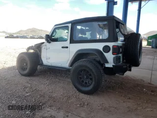 2020 Jeep Wrangler Sport S with VIN 1C4GJXAG0LW151115, listed as a Copart auction lot 55514505 with Not provided miles and Salvage title. Bid and sale history available at DreamBid. Image 2.