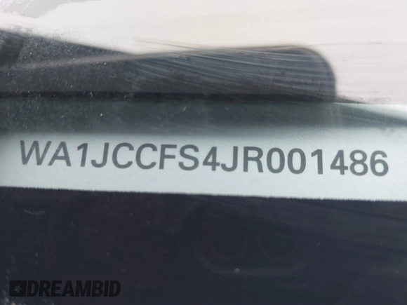 2018 Audi Q3 Premium Plus with VIN WA1JCCFS4JR001486, listed as a IAAI auction lot 41542514 with 70,112 mi miles. Bid and sale history available at carsss.com. Image 9.