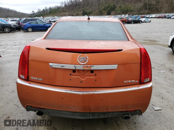 2008 Cadillac CTS AWD w/1SB with VIN 1G6DT57VX80189553, listed as a Copart auction lot 44750265 with 0 mi miles and Salvage Title. Bid and sale history available at carsss.com. Image 6.