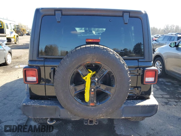 2023 Jeep Wrangler Sport S с VIN 1C4HJXDNXPW639055, выставлен на аукционе Copart как лот 48132415 с пробегом 50 853 миль миль и Списание • Salvage title. История ставок и продаж доступна на DreamBid. Изображение 6.
