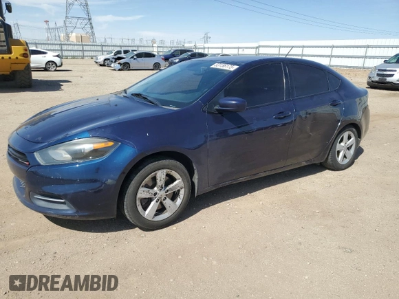 2015 Dodge Dart SXT with VIN 1C3CDFBB4FD309477, listed as a Copart auction lot 53156175 with 159,313 mi miles and Salvage Title. Bid and sale history available at carsss.com. Image 1.