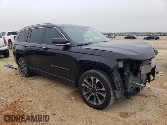 2021 Jeep Grand Cherokee Overland with VIN 1C4RJJDG2M8183507, listed as a Copart auction lot 42508935 with 64,501 mi miles and Clean title. Bid and sale history available at DreamBid. Image 4.