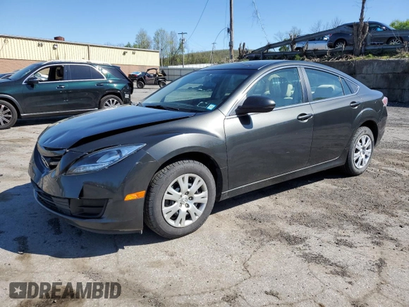 2012 Mazda 6 i Sport with VIN 1YVHZ8BH1C5M00760, listed as a Copart auction lot 54934565 with 180,726 mi miles and Salvage Title. Bid and sale history available at DreamBid. Image 1.