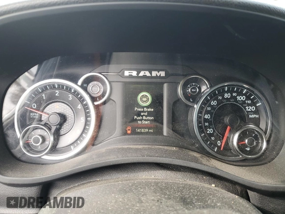 2020 Ram 2500 Tradesman with VIN 3C6UR5CJ5LG142585, listed as a Copart auction lot 45687485 with 141,839 mi miles and Salvage Title. Bid and sale history available at carsss.com. Image 9.