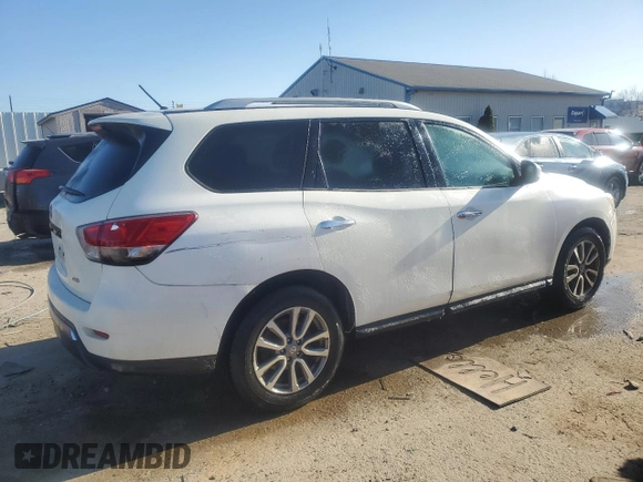 2016 Nissan Pathfinder SL with VIN 5N1AR2MM7GC641637, listed as a Copart auction lot 81627114 with 156,017 mi miles and Non repairable. Bid and sale history available at DreamBid. Image 3.