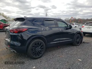 2023 Chevrolet Blazer Premier с VIN 3GNKBLRS0PS100294, выставлен на аукционе Copart как лот 53271905 с пробегом 33 377 миль миль и Списание • Salvage title. История ставок и продаж доступна на DreamBid. Изображение 3.
