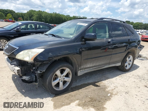 2006 Lexus RX 330 z VIN 2T2HA31U36C091567, wystawiony jako Copart lot #64073115 z przebiegiem 205 562 mil mil oraz Szkoda całkowita • Salvage title. Historia ofert i sprzedaży dostępna na DreamBid. Obrazek 1.
