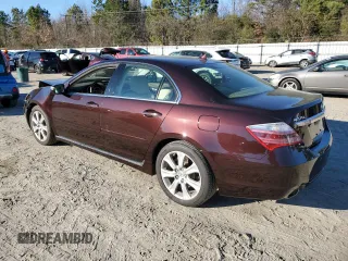 2011 Acura RL Technology with VIN JH4KB2F60BC000509, listed as a Copart auction lot 86744244 with 83,289 mi miles and Salvage Title. Bid and sale history available at DreamBid. Image 2.