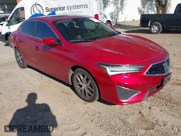 2020 Acura ILX w/Premium Pkg with VIN 19UDE2F78LA007121, listed as a IAAI auction lot 41646183 with 34,285 mi miles. Bid and sale history available at carsss.com. Image 1.