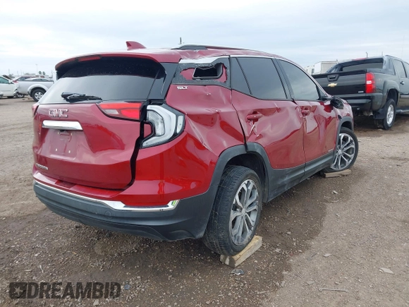 2019 GMC Terrain SLT with VIN 3GKALPEV0KL177778, listed as a IAAI auction lot 41208539 with 111,658 mi miles. Bid and sale history available at carsss.com. Image 4.