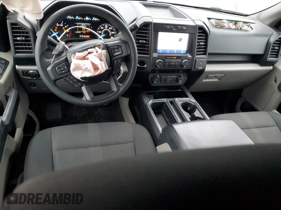 2020 Ford F-150 XL with VIN 1FTEW1CP2LFC63742, listed as a Copart auction lot 48354875 with 24,493 mi miles and Salvage Title. Bid and sale history available at DreamBid. Image 8.