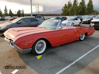1961 Ford Thunderbird with VIN 1Y73Z116153, listed as a Copart auction lot 70746614 with 83,218 mi miles and Salvage Title. Bid and sale history available at DreamBid. Image 1.