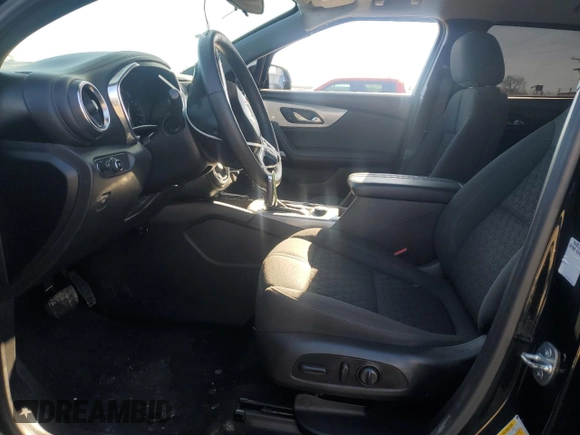 2021 Chevrolet Blazer LT with VIN 3GNKBCRS1MS565257, listed as a Copart auction lot 42253635 with 75,624 mi miles and Salvage title. Bid and sale history available at DreamBid. Image 7.