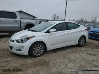 2015 Hyundai Elantra Limited with VIN 5NPDH4AE1FH624753, listed as a Copart auction lot 85233594 with 83,107 mi miles and Salvage Title. Bid and sale history available at carsss.com. Image 1.