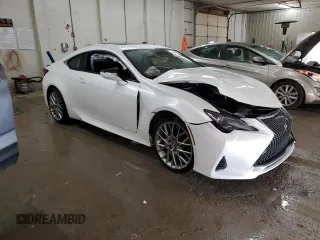 2022 Lexus RC 350 with VIN JTHDZ5BC0N5025338, listed as a Copart auction lot 51649594 with 22,881 mi miles and Salvage title. Bid and sale history available at DreamBid. Image 4.