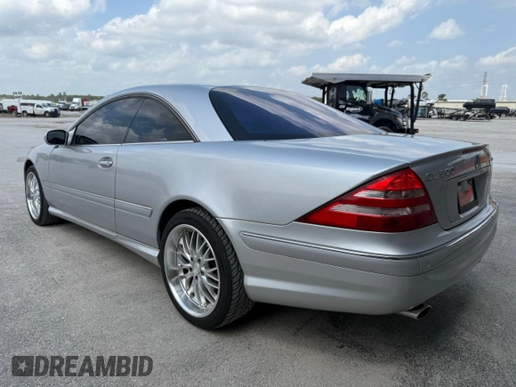 2002 Mercedes-Benz CL 500/600 с VIN WDBPJ75J02A022095, выставлен на аукционе Copart как лот 58608855 с пробегом 117 572 миль миль и Чистый • Clean title. История ставок и продаж доступна на DreamBid. Изображение 3.