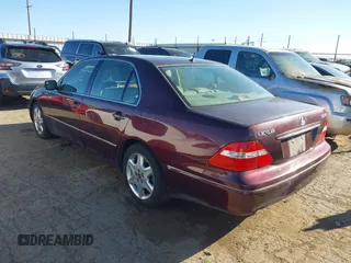 2005 Lexus LS 430 z VIN JTHBN36F150176584, wystawiony jako IAAI lot #41753907 z przebiegiem 219 602 mil mil oraz . Historia ofert i sprzedaży dostępna na DreamBid. Obrazek 2.