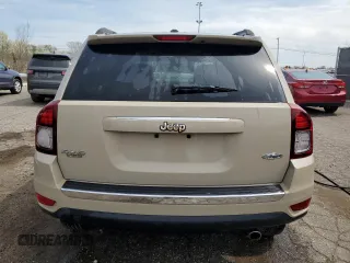 2016 Jeep Compass High Altitude Edition with VIN 1C4NJDEB9GD764730, listed as a Copart auction lot 54743435 with 124,085 mi miles and Clean Title. Bid and sale history available at carsss.com. Image 6.