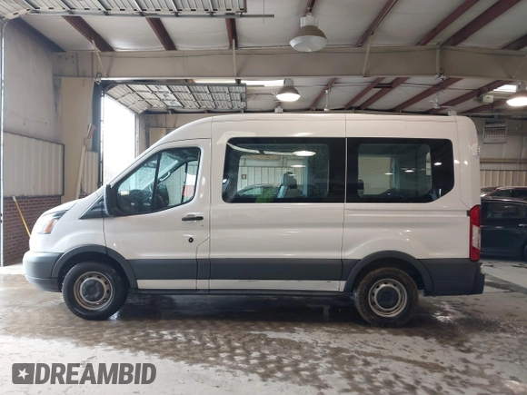 2018 Ford Transit Passenger XL with VIN 1FMZK1CM8JKA27308, listed as a IAAI auction lot 41460974 with 66,278 mi miles and . Bid and sale history available at DreamBid. Image 14.