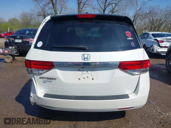 2016 Honda Odyssey EX-L with VIN 5FNRL5H68GB160563, listed as a IAAI auction lot 41962881 with 121,429 mi miles. Bid and sale history available at carsss.com. Image 17.