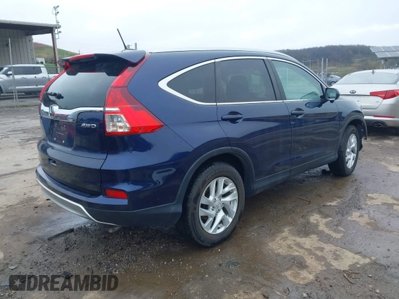 2015 Honda CR-V EX-L with VIN 5J6RM4H78FL040607, listed as a IAAI auction lot 41953997 with 128,969 mi miles. Bid and sale history available at carsss.com. Image 4.