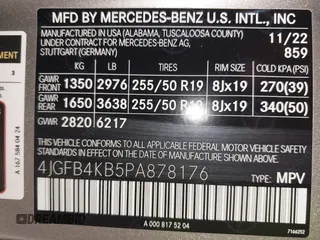 2023 Mercedes-Benz GLE 350 z VIN 4JGFB4KB5PA878176, wystawiony jako IAAI lot #40924683 z przebiegiem 25 099 mil mil oraz . Historia ofert i sprzedaży dostępna na DreamBid. Obrazek 9.