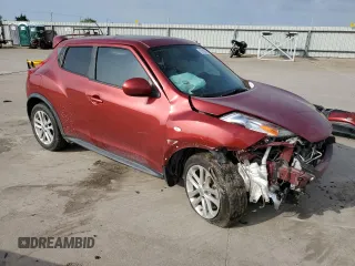 2013 Nissan Juke SV with VIN JN8AF5MR0DT225617, listed as a Copart auction lot 50709075 with Not Provided miles and Salvage Title. Bid and sale history available at carsss.com. Image 4.