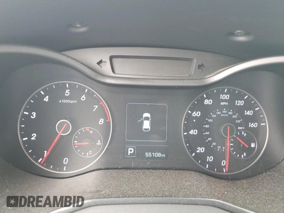 2016 Hyundai Veloster Turbo with VIN KMHTC6AE2GU263929, listed as a Copart auction lot 61876963 with 55,108 mi miles. Bid and sale history available at carsss.com. Image 9.